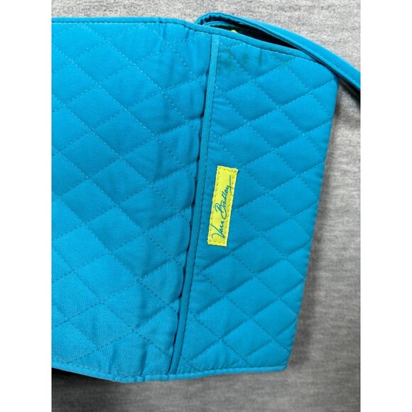 Vera Bradley Quilted Blue Tote Bag & Wallet Set Purse - Picture 14 of 16